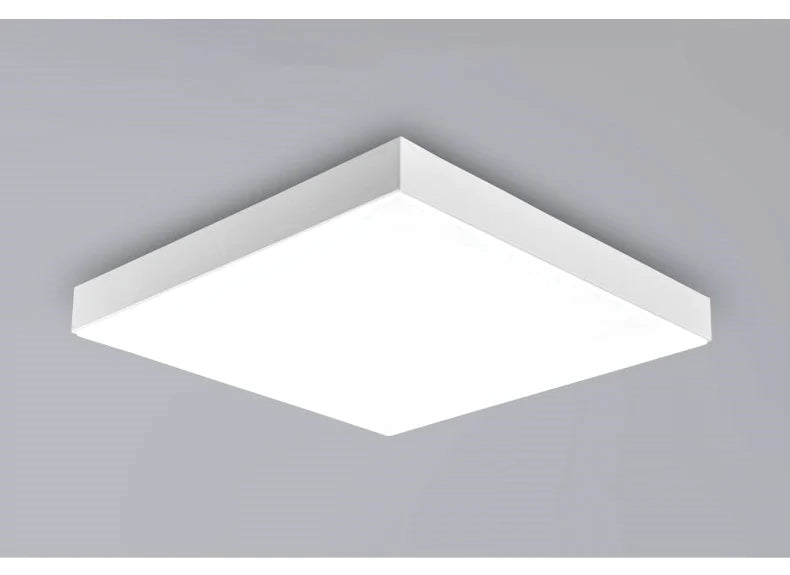 Plafoniera LED Baie Patrata,Alb Mat 40W Lumina Rece 6500K Alb